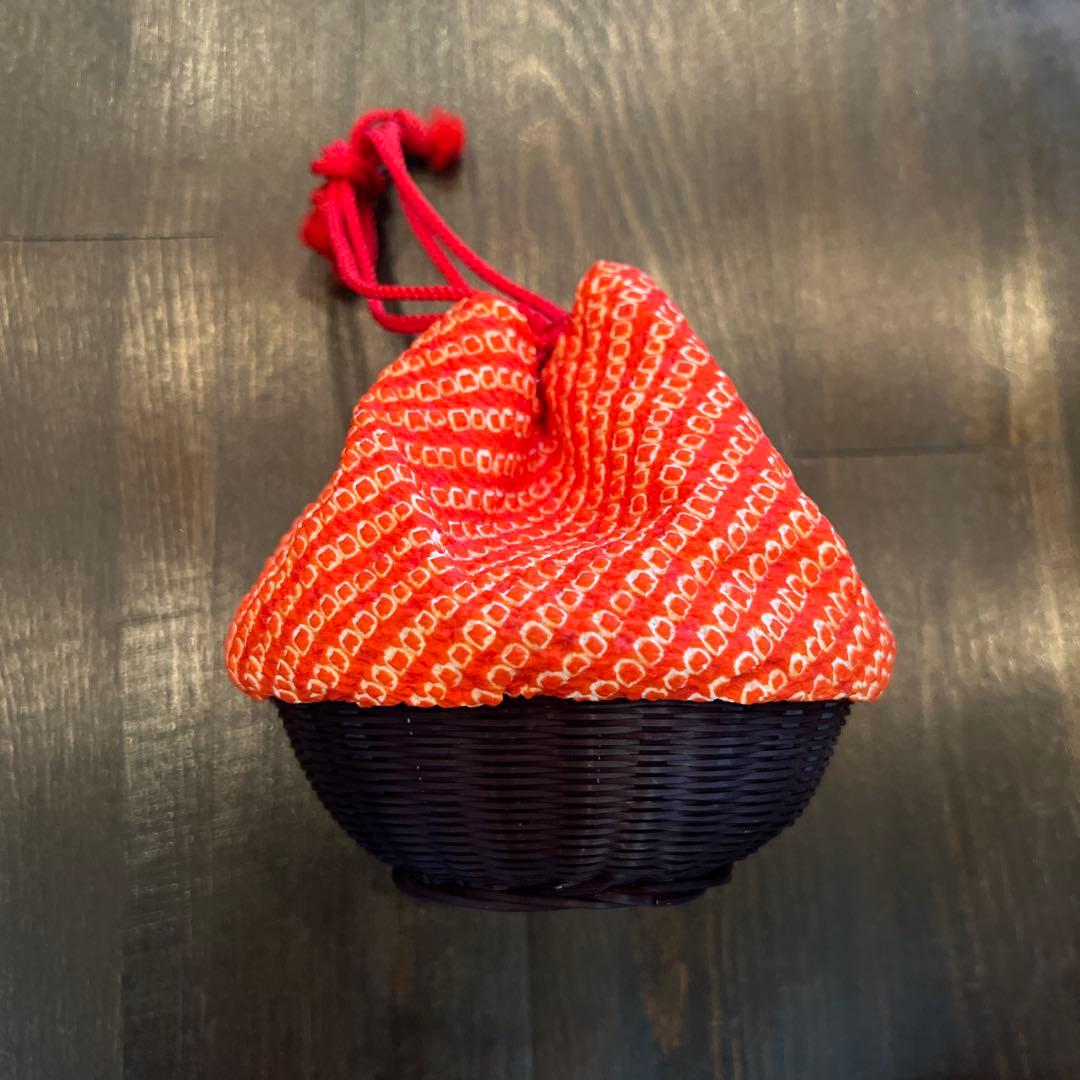 アンティーク 七五三 三歳 フルセット 着物 被布 小物一式 正絹 手鞠 赤