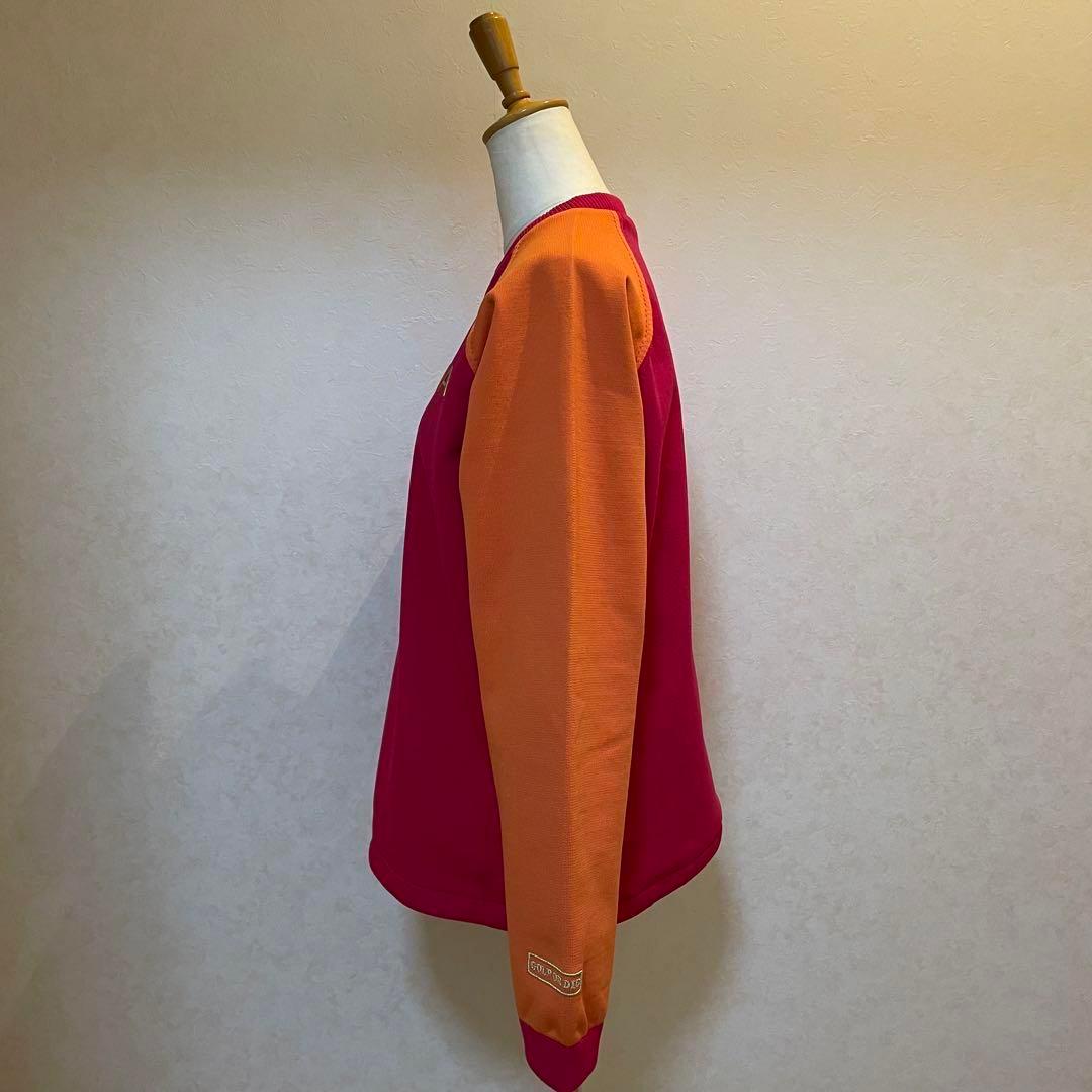 【美品】マークアンドロナ MARK&LONA 裏地付 ニットセーター ピンク40