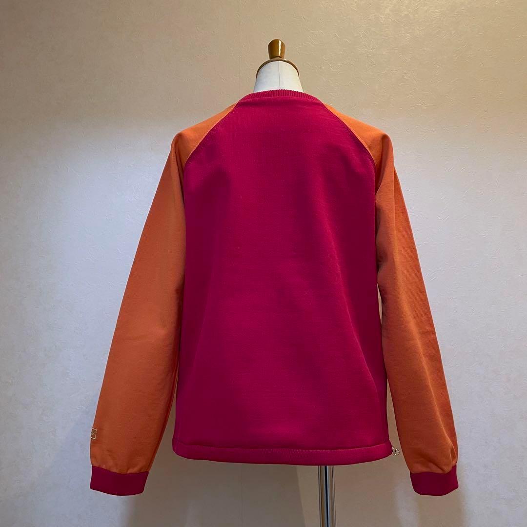 【美品】マークアンドロナ MARK&LONA 裏地付 ニットセーター ピンク40