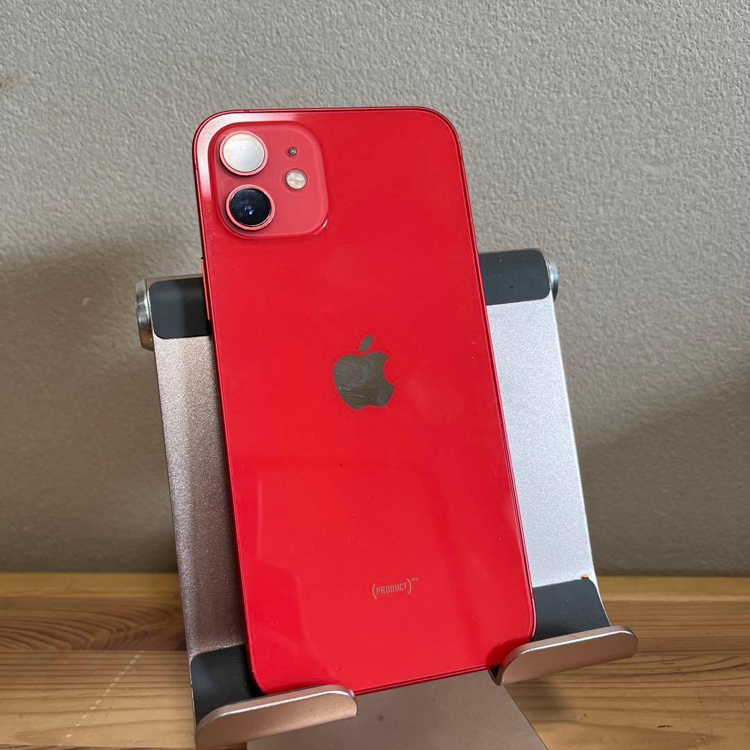 バッテリー新品100%！iPhone12 RED レッド128GB