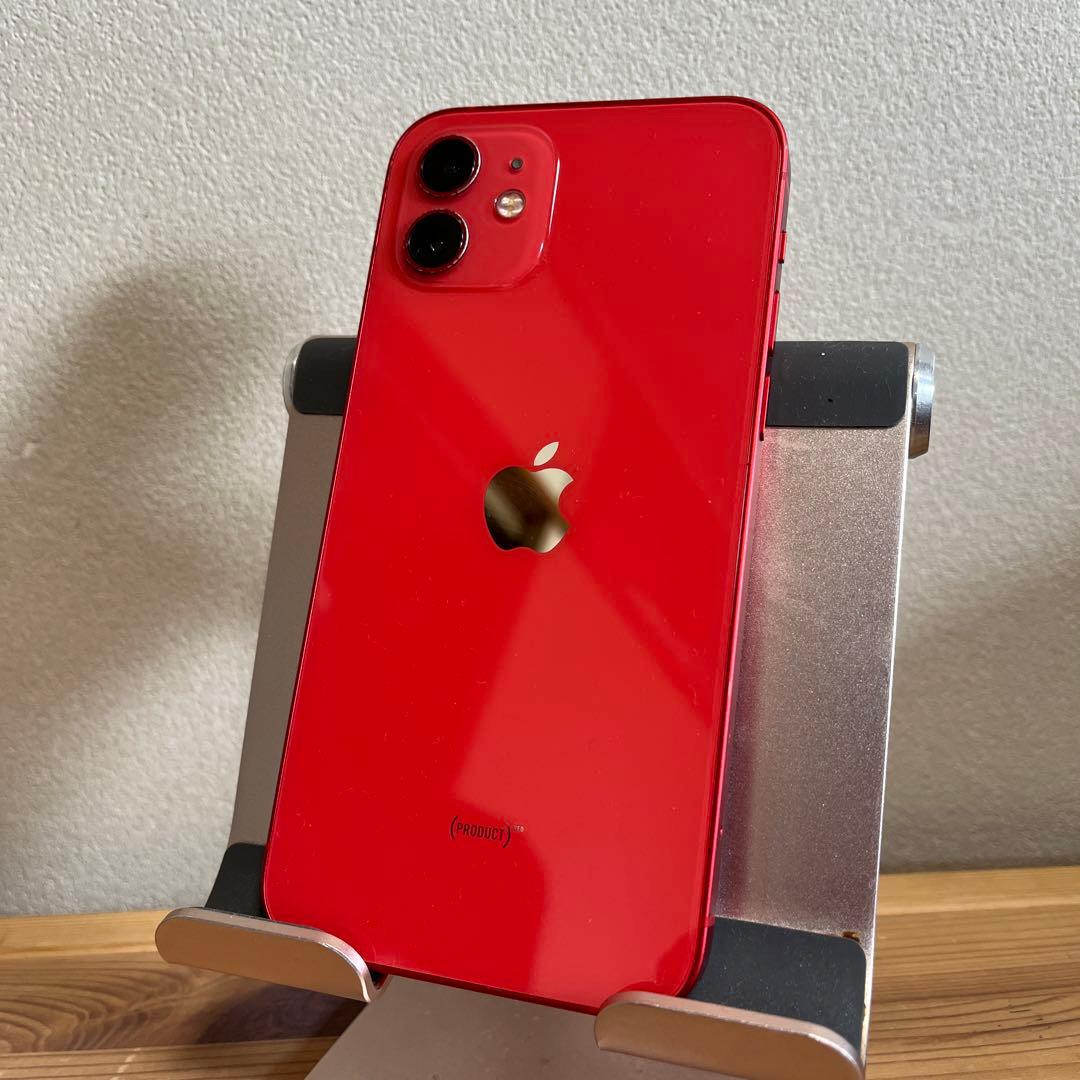 バッテリー新品100%！iPhone12 RED レッド128GB