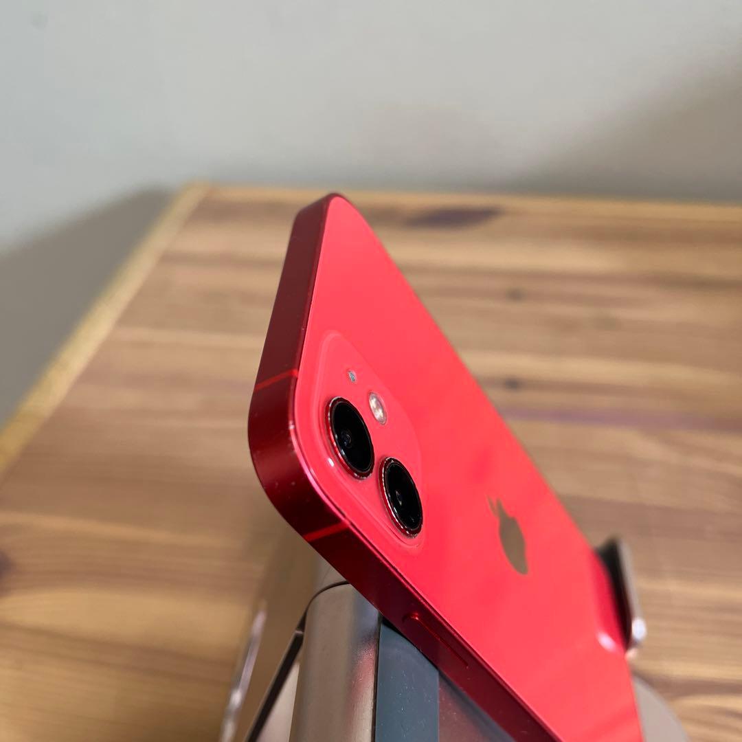 バッテリー新品100%！iPhone12 RED レッド128GB