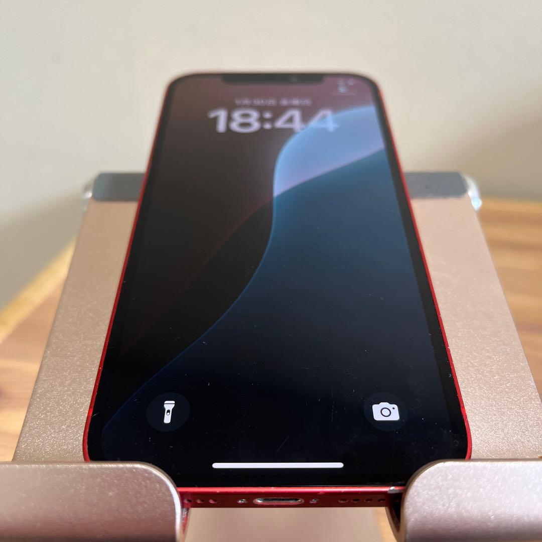 バッテリー新品100%！iPhone12 RED レッド128GB