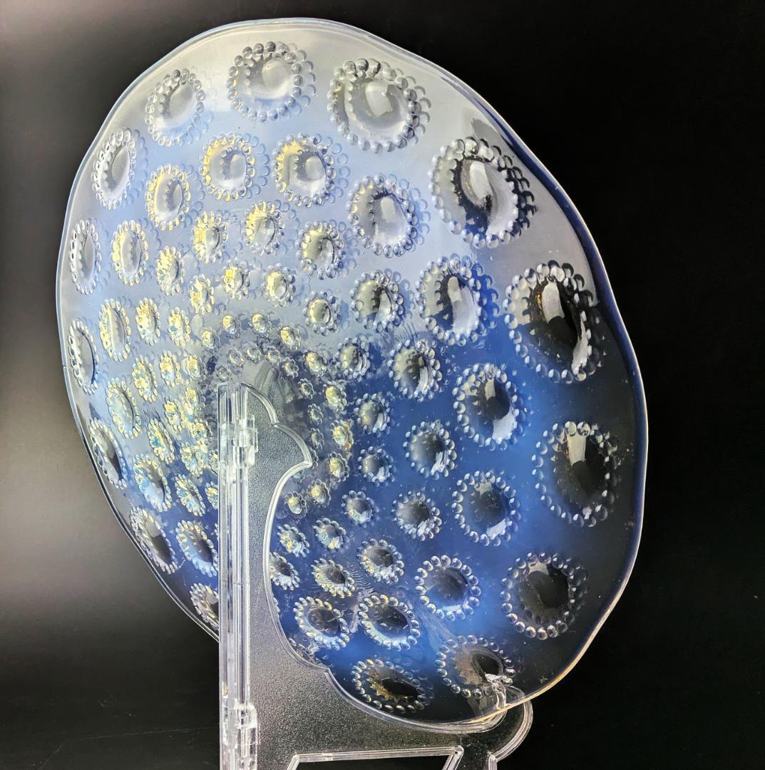 ルネ・ラリック アスター オパルセント大皿 27cm 1935頃 マルシャック