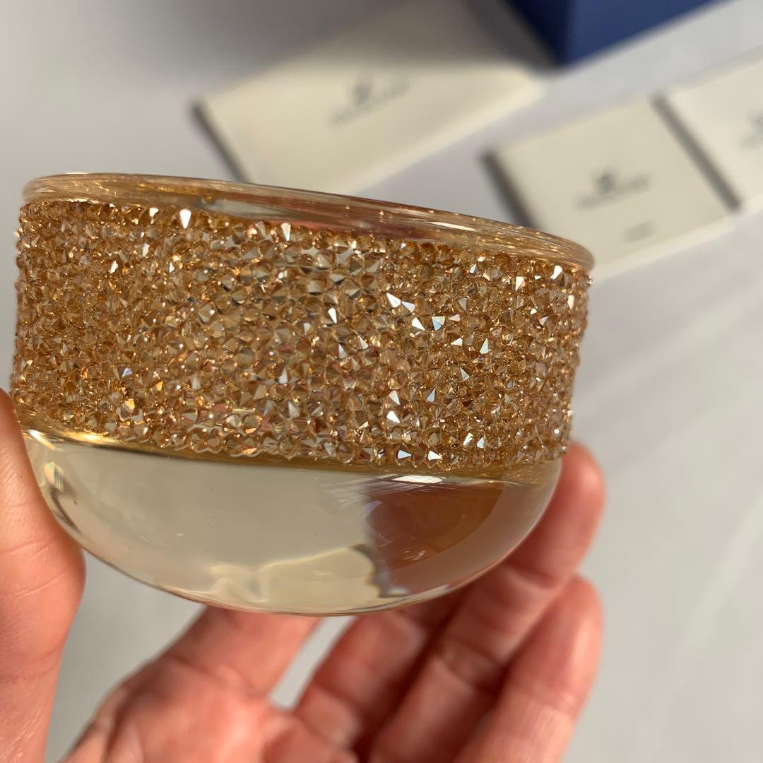 Swarovski ゴールド 正規品 ゴージャスキャンドルホルダー