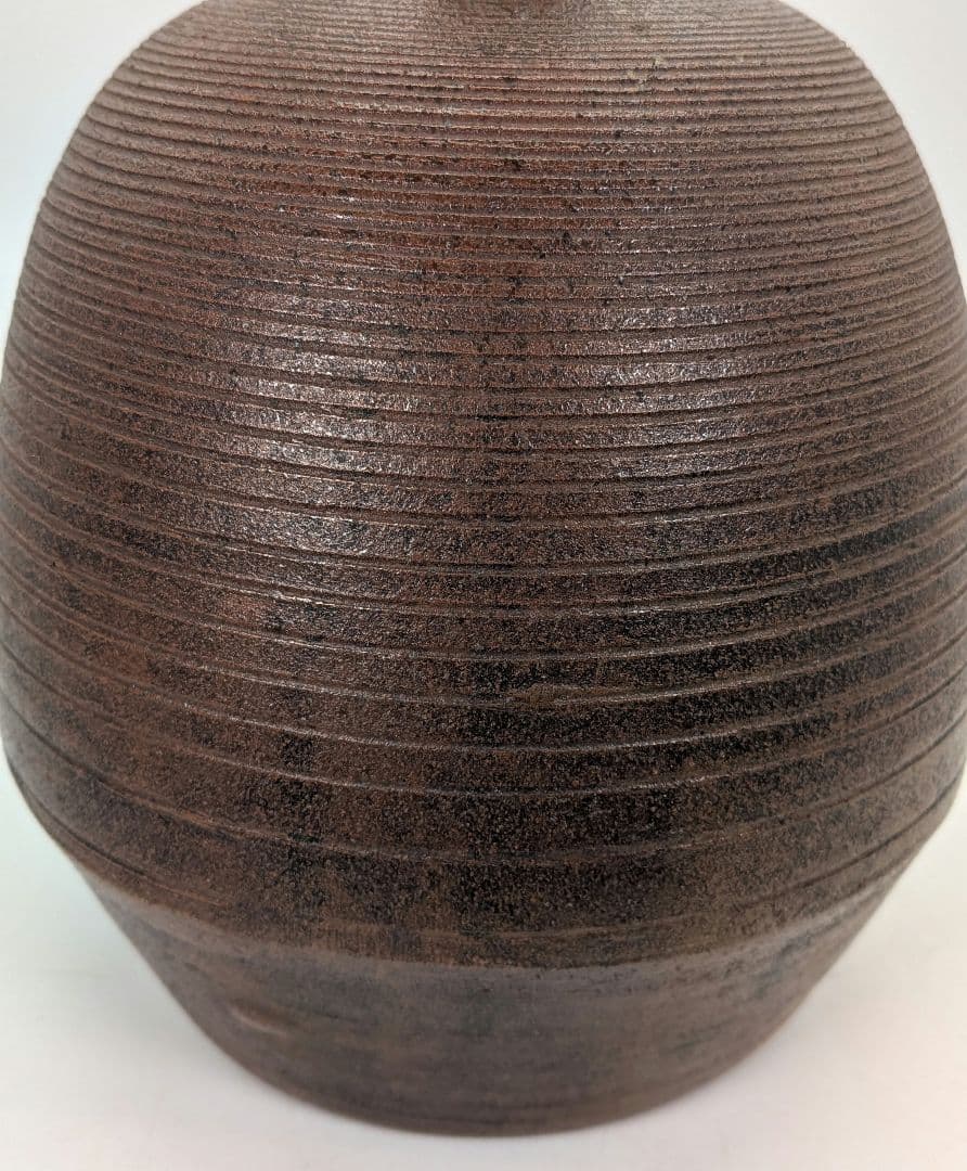 江戸末期 古備前 徳利 平八郎（木村泰武）の作 とっくり 花生 花瓶 備前焼