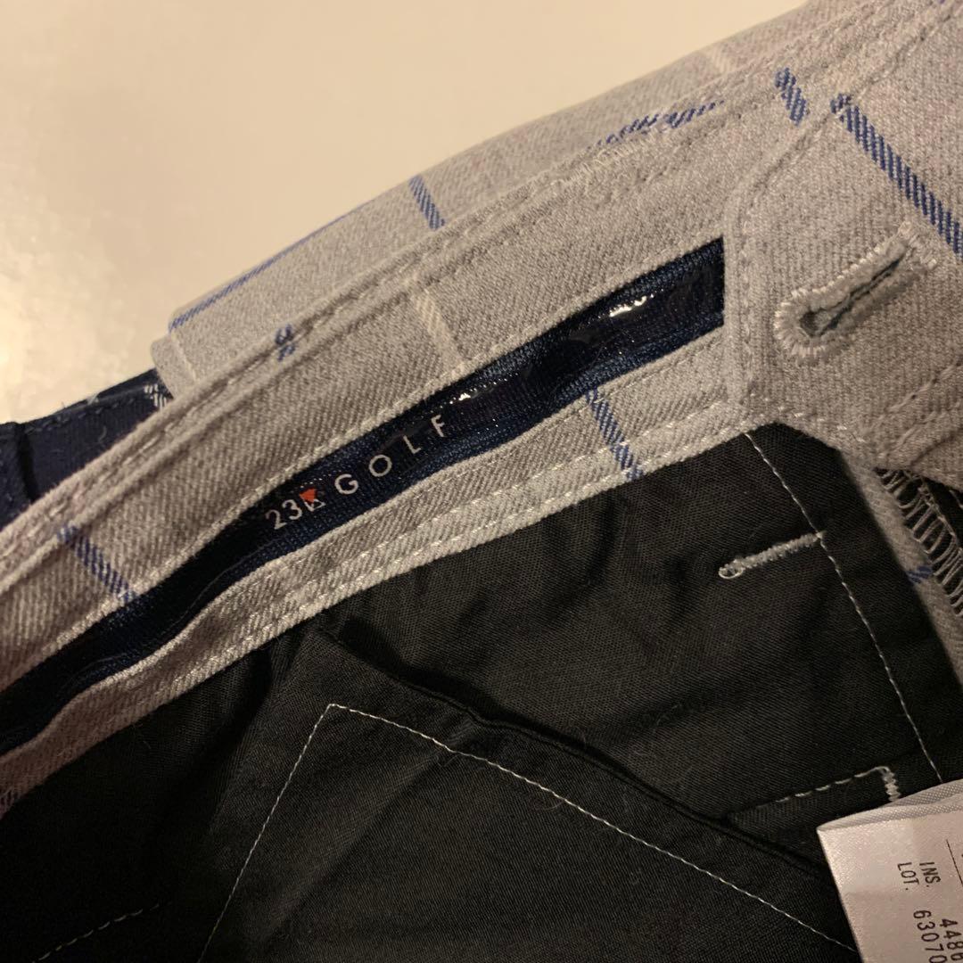 23GOLF チェック柄パンツ 2色セット