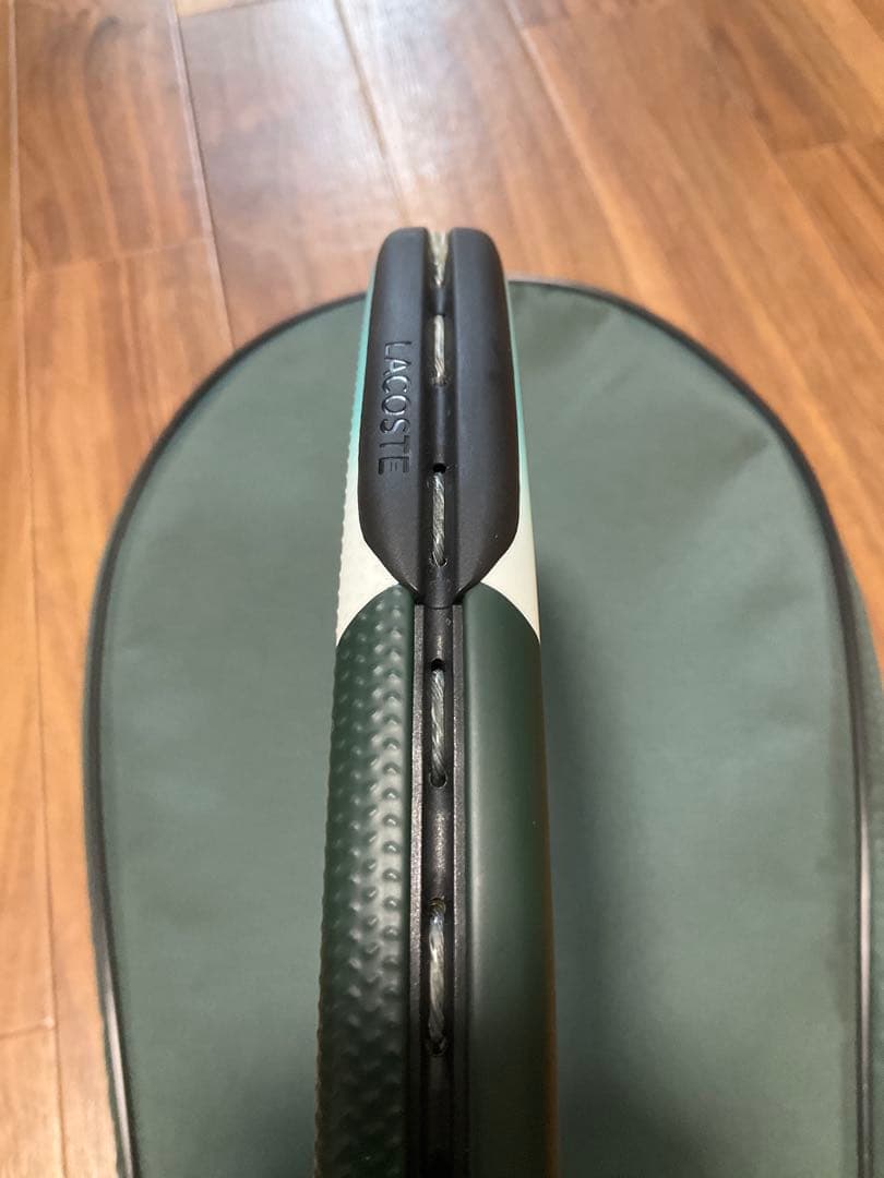 ラコステ LACOSTE L.20 ラケット 超美品　ナチュラル張上　ステンシル