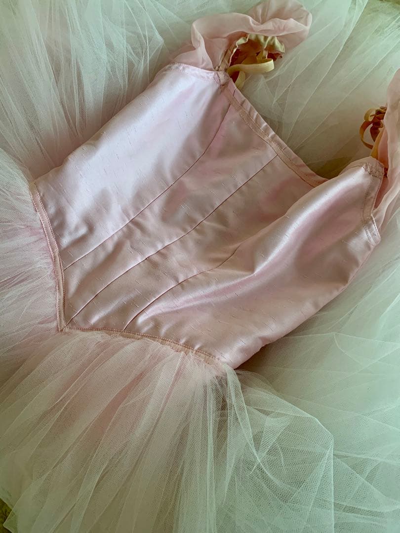 ドイツビンテージトゥシューズ※フランスアンティークシルクリボンロココ＆チュチュ