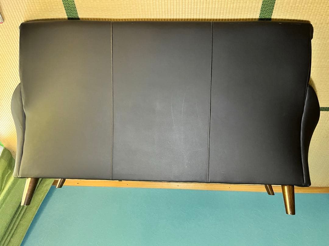 ニトリ Nシールド コウテイ3 3人掛けソファ ダークブラウン ブラック