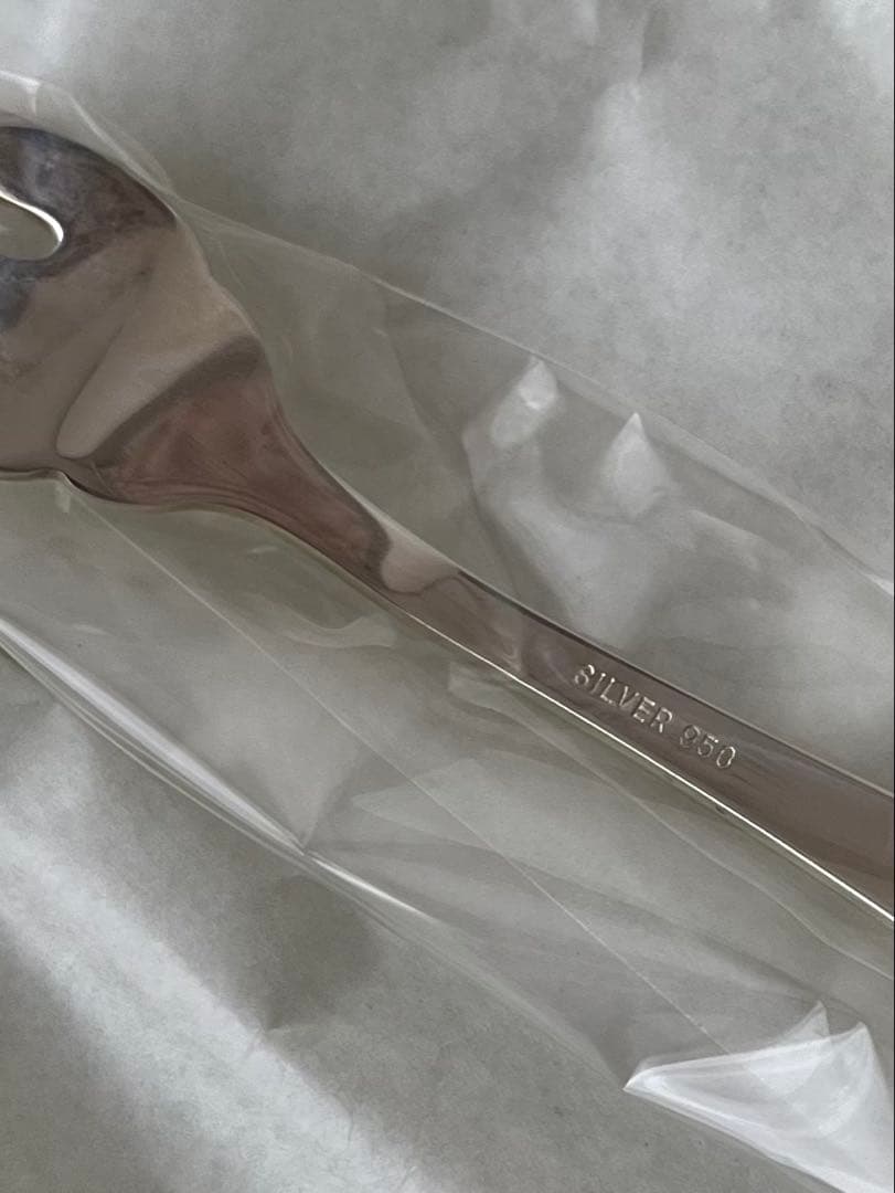 新品 silver950刻印スプーン2本 フォーク2本 木箱入り4本セット