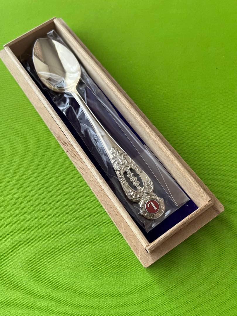 新品 silver950刻印スプーン2本 フォーク2本 木箱入り4本セット