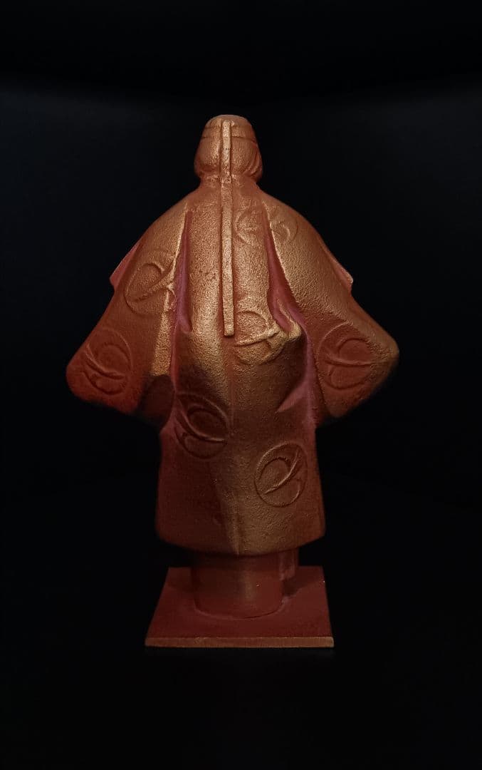 【超希少・署名入り】 sotaro saegusa 作 人物像 銅像風置物 ペア