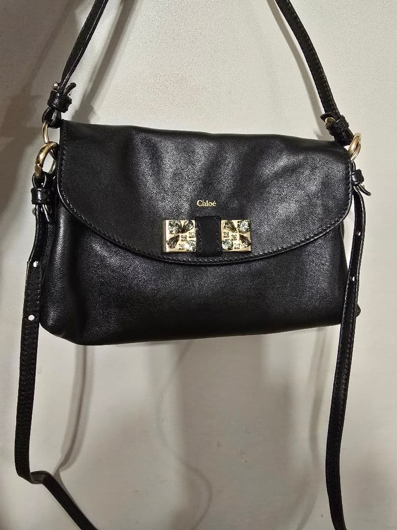 Chloé 黒 ショルダーバッグ