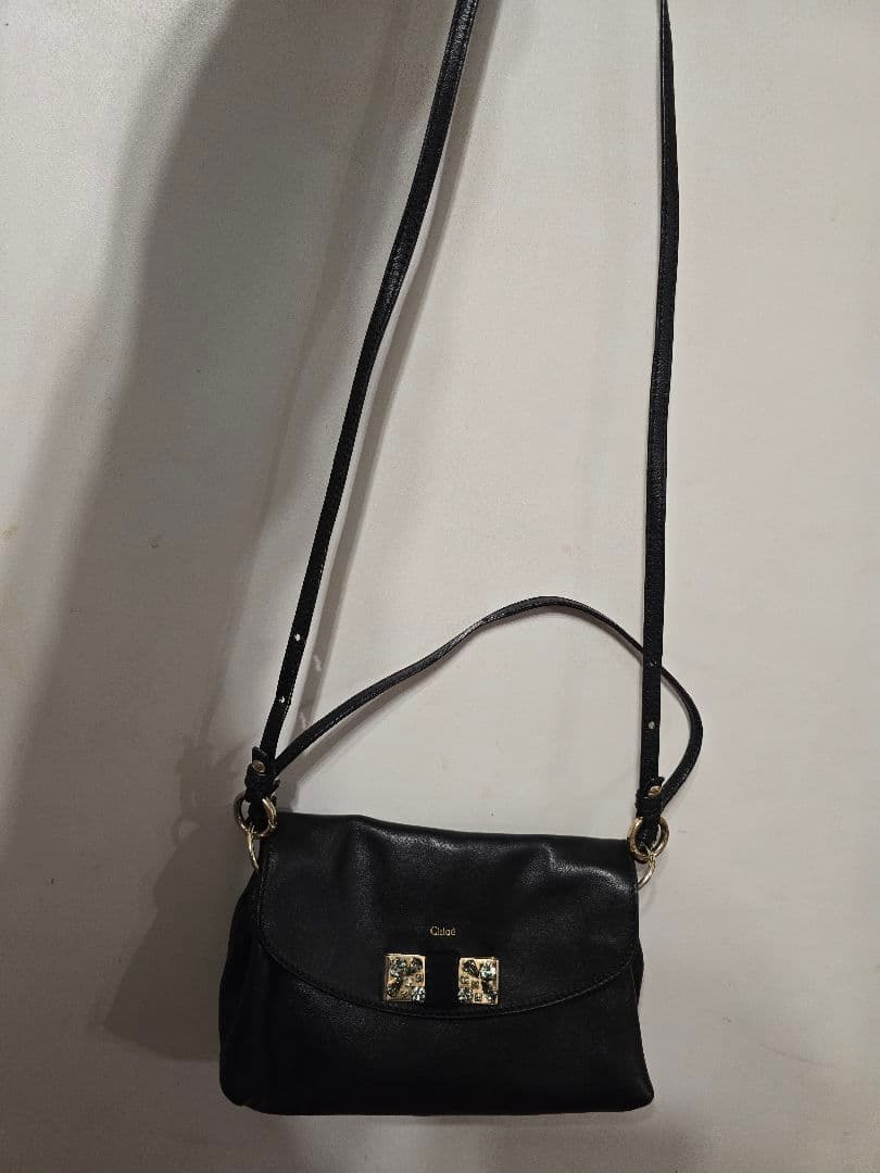 Chloé 黒 ショルダーバッグ