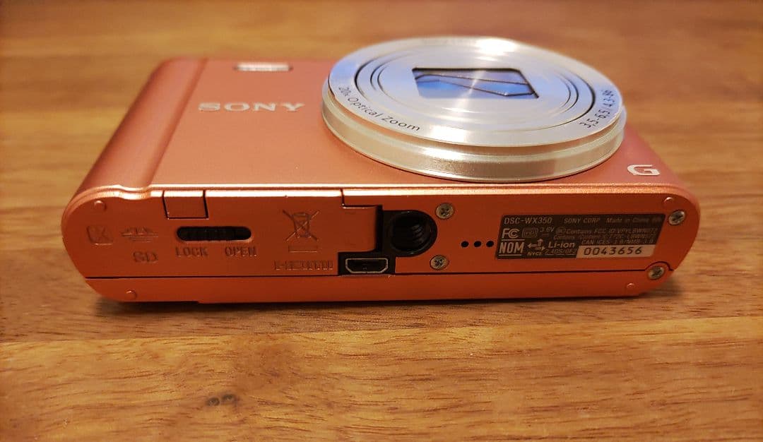 SONY コンパクトデジタルカメラ ローズゴールド