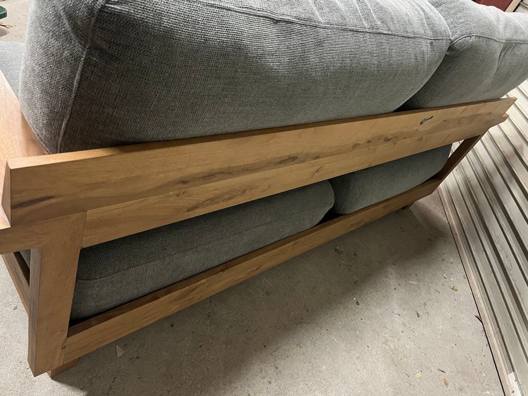 ☆マスターウォール 2.5人がけソファ ウォールナット オーダーメイド