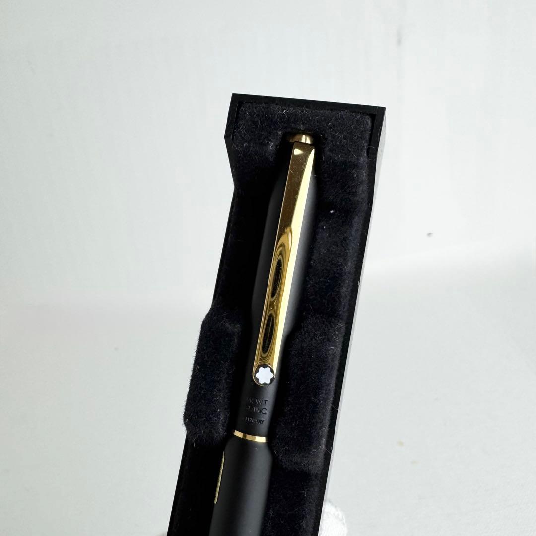 【新品未使用】　'80sモンブラン スリムライン万年筆　ペン先F（細字）　黒色