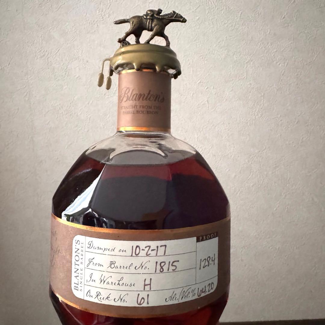 【未開封】Blanton's ブラントン・ストレート・フロム・ザ・バレル