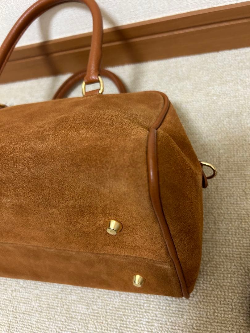 AULENTTI オウレンティ スエードボストンバッグ　スピックアンドスパン