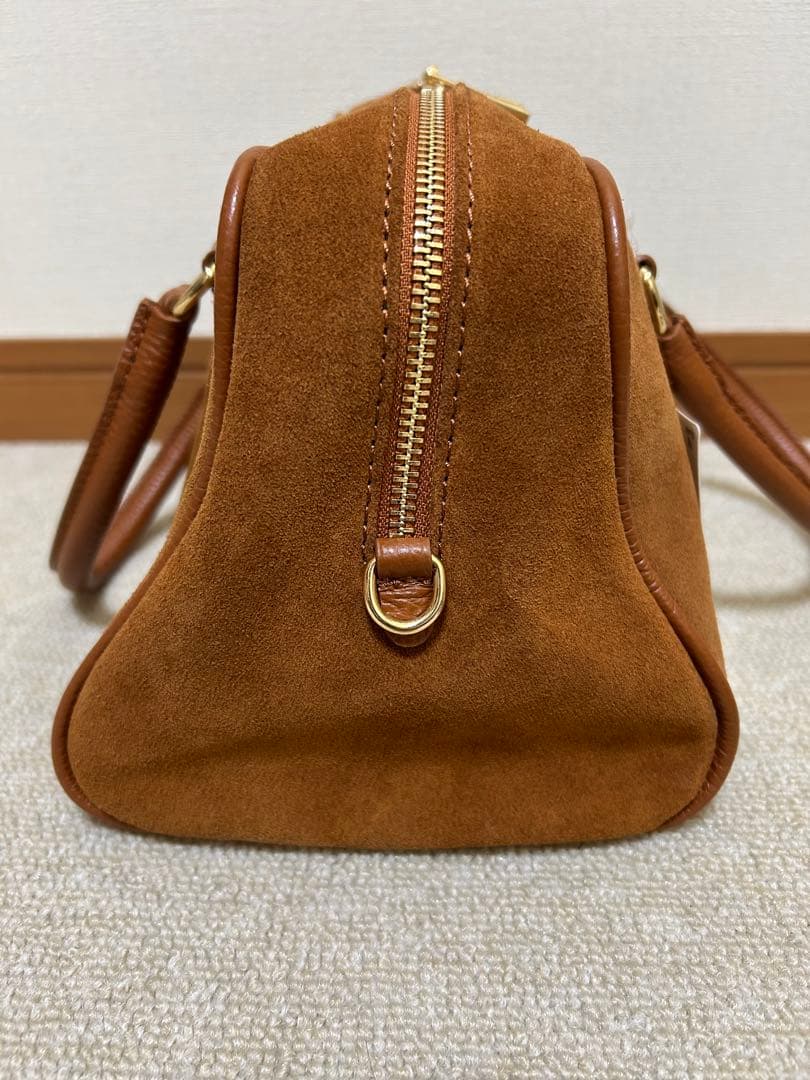 AULENTTI オウレンティ スエードボストンバッグ　スピックアンドスパン