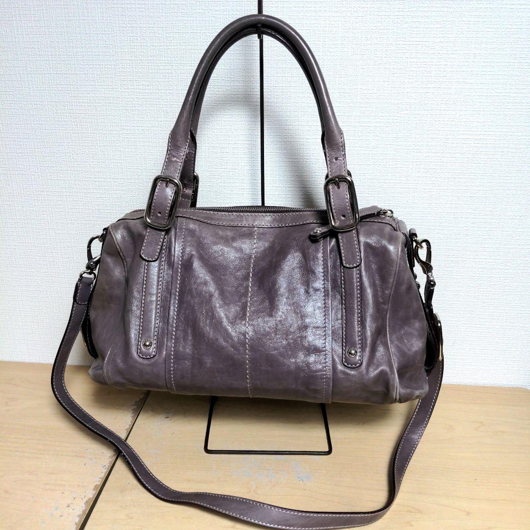 ci28. TOD'S 2way ショルダーバッグ 牛革