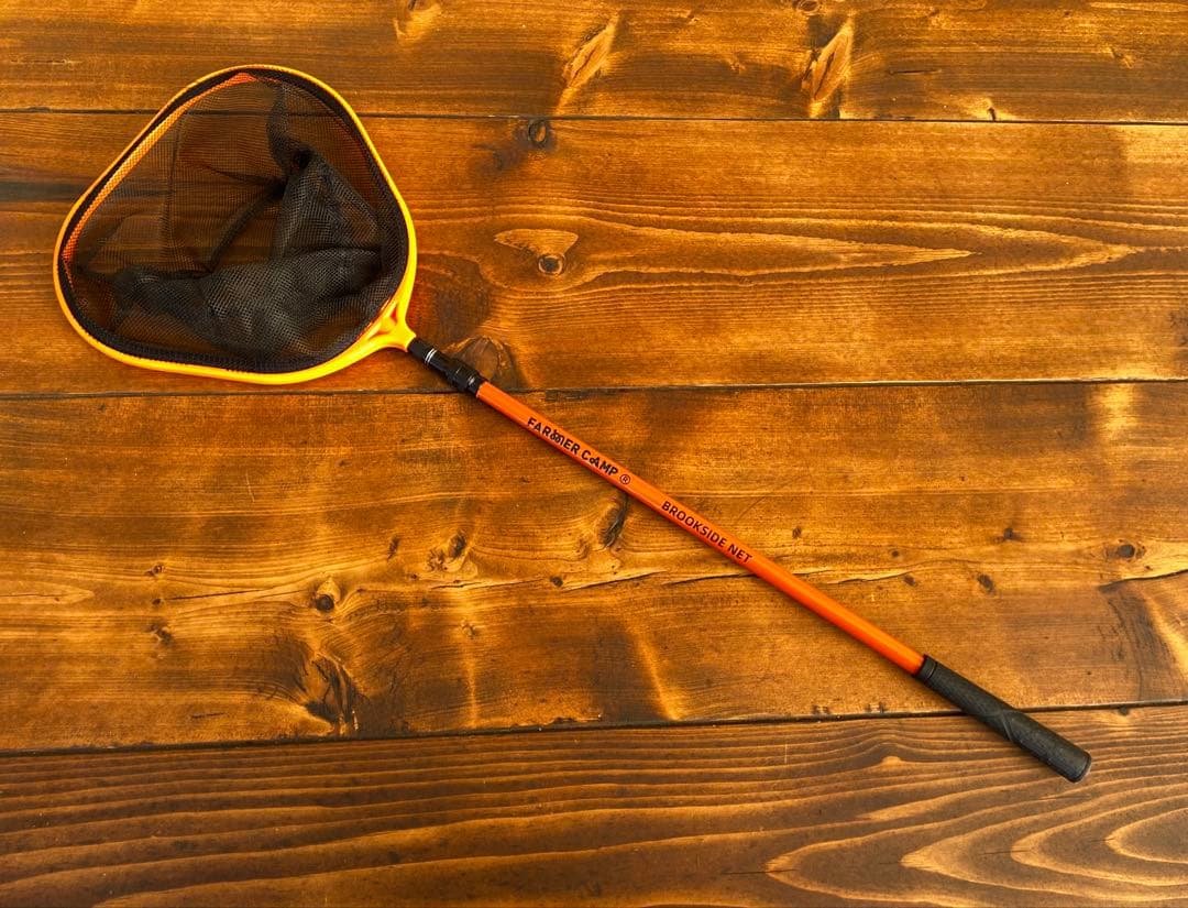 タナゴ釣りセット　ウッドグリップ　1.8M 新品　タナゴ竿　タモ網　収納box