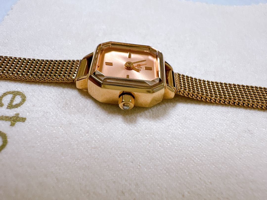 ete 腕時計　オクタゴンフェイス ダイヤモンド