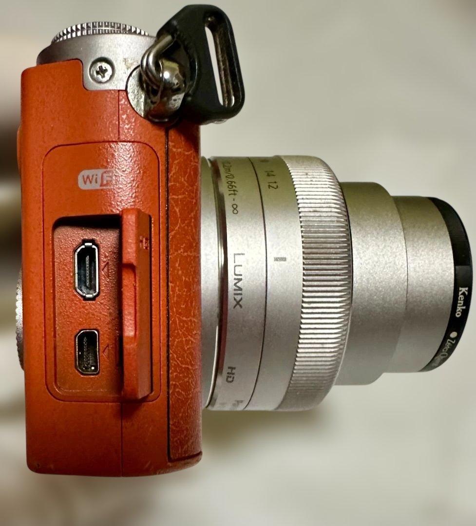 【動作品】LUMIXDMC-GM1オレンジ12-32mmレンズキット