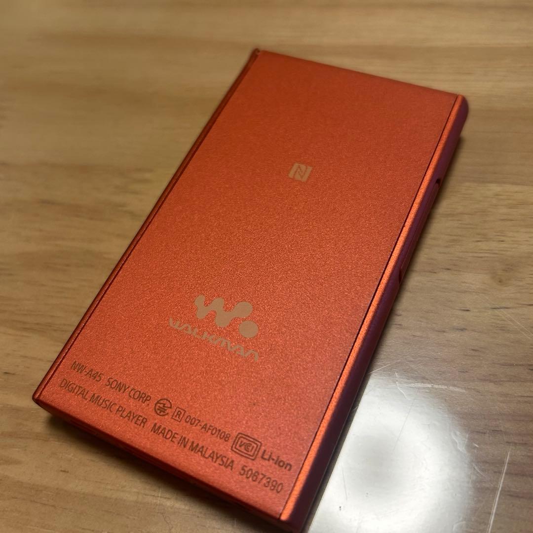 ソニーウォークマン A40シリーズ 16GB NW-A45 レッド 赤