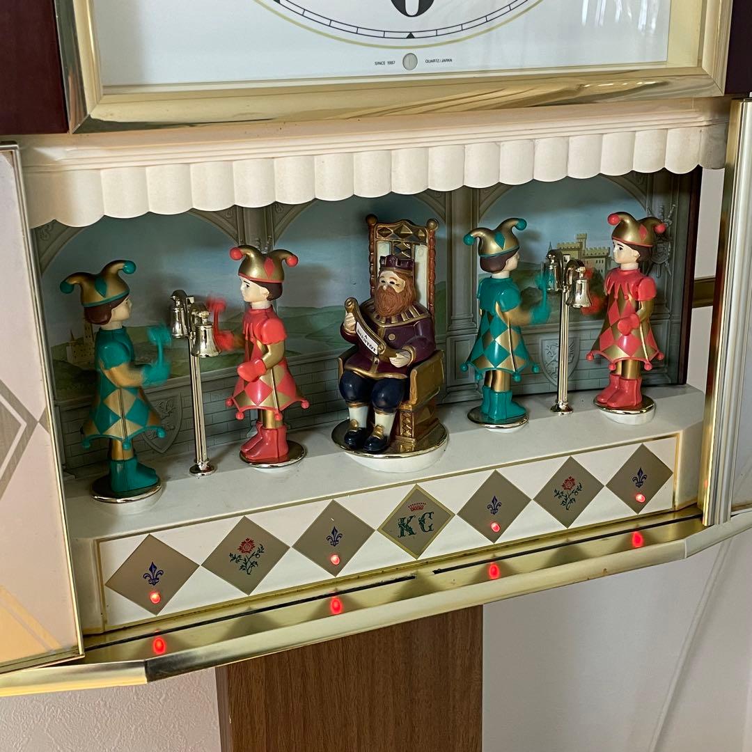 カ*ズ様 完動品 シチズン KARAKURI からくり時計 掛け時計