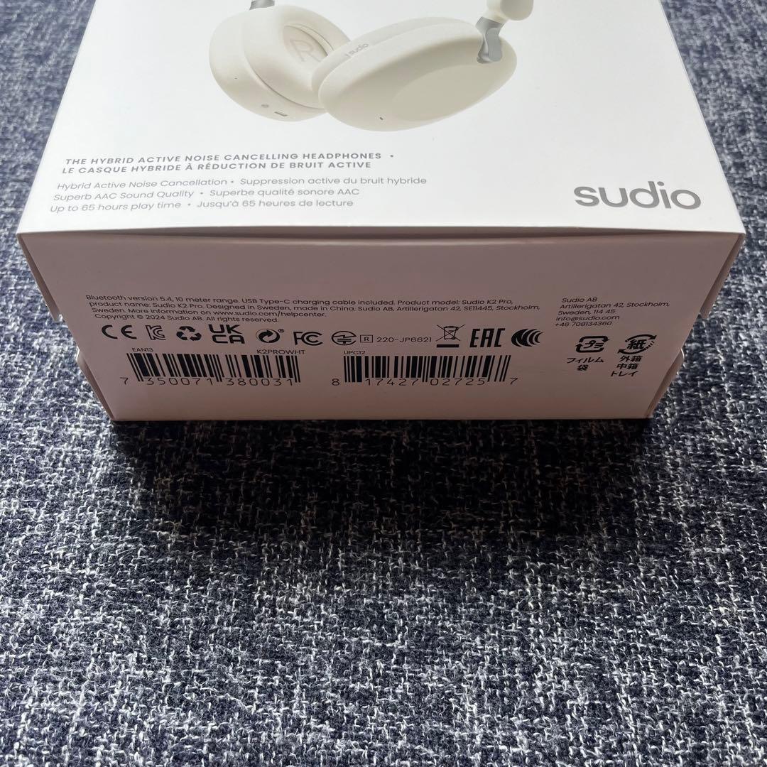 sudio K2 Pro ワイヤレスヘッドフォン　スーディオ　使用時間2時間