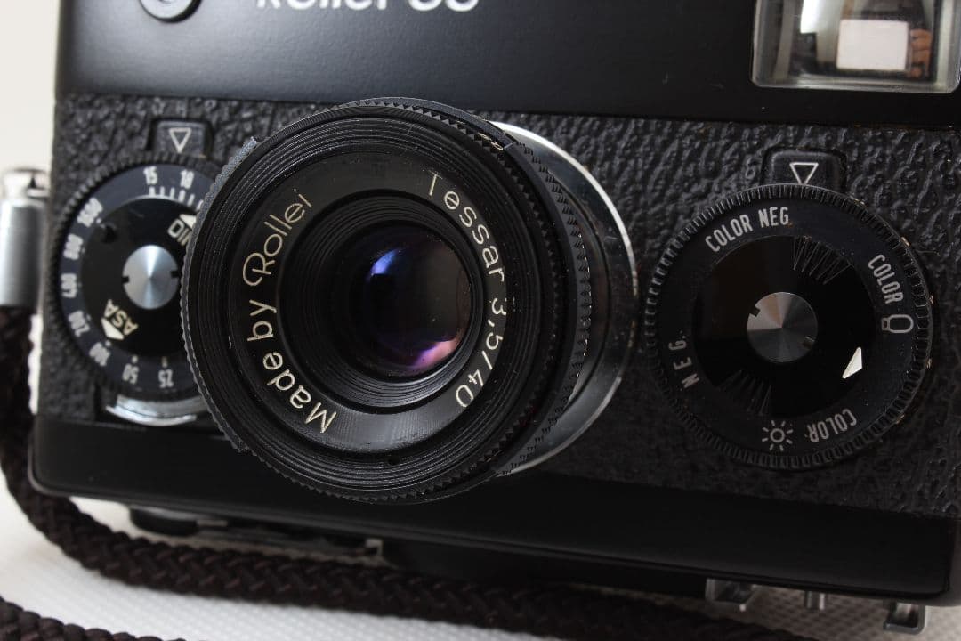 美品 ローライ Rollei 35 ブラック 露出計可動品