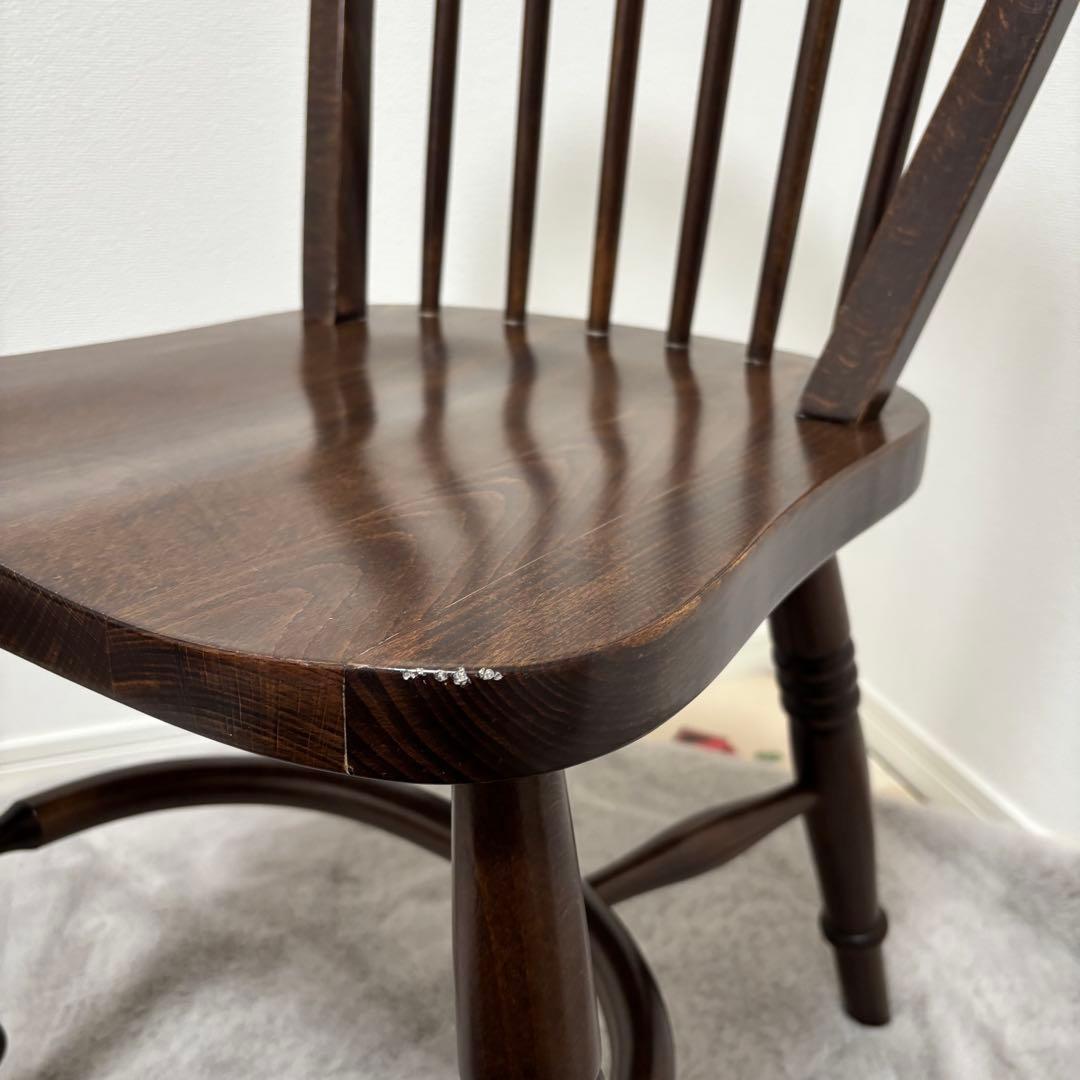 FAMEG ウィンザーチェア　アンティーク　曲木　フープバックチェア　ダイニング
