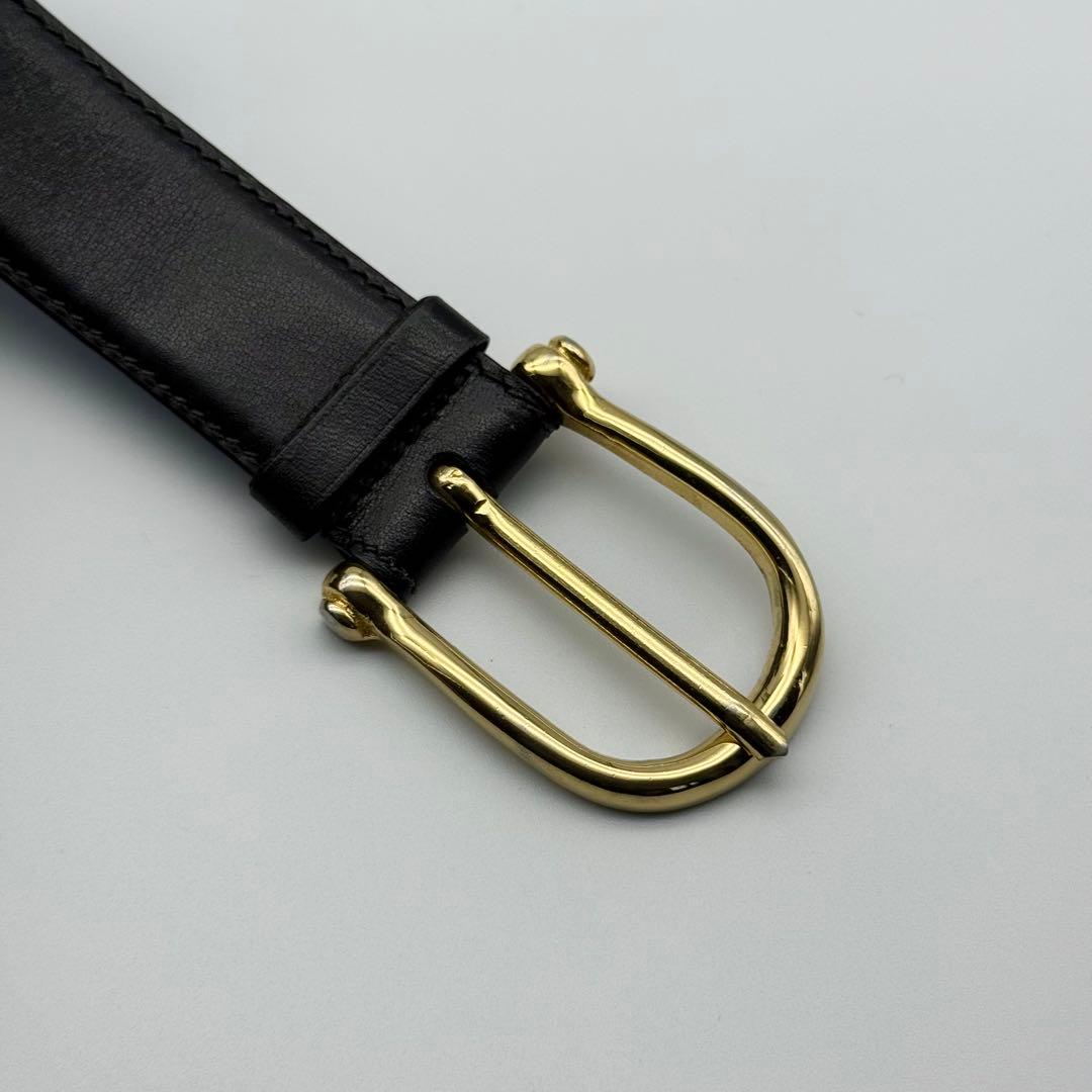 ✨美品✨セリーヌ ベルト 馬車金具 ゴールド金具 表記サイズ 65 レディース