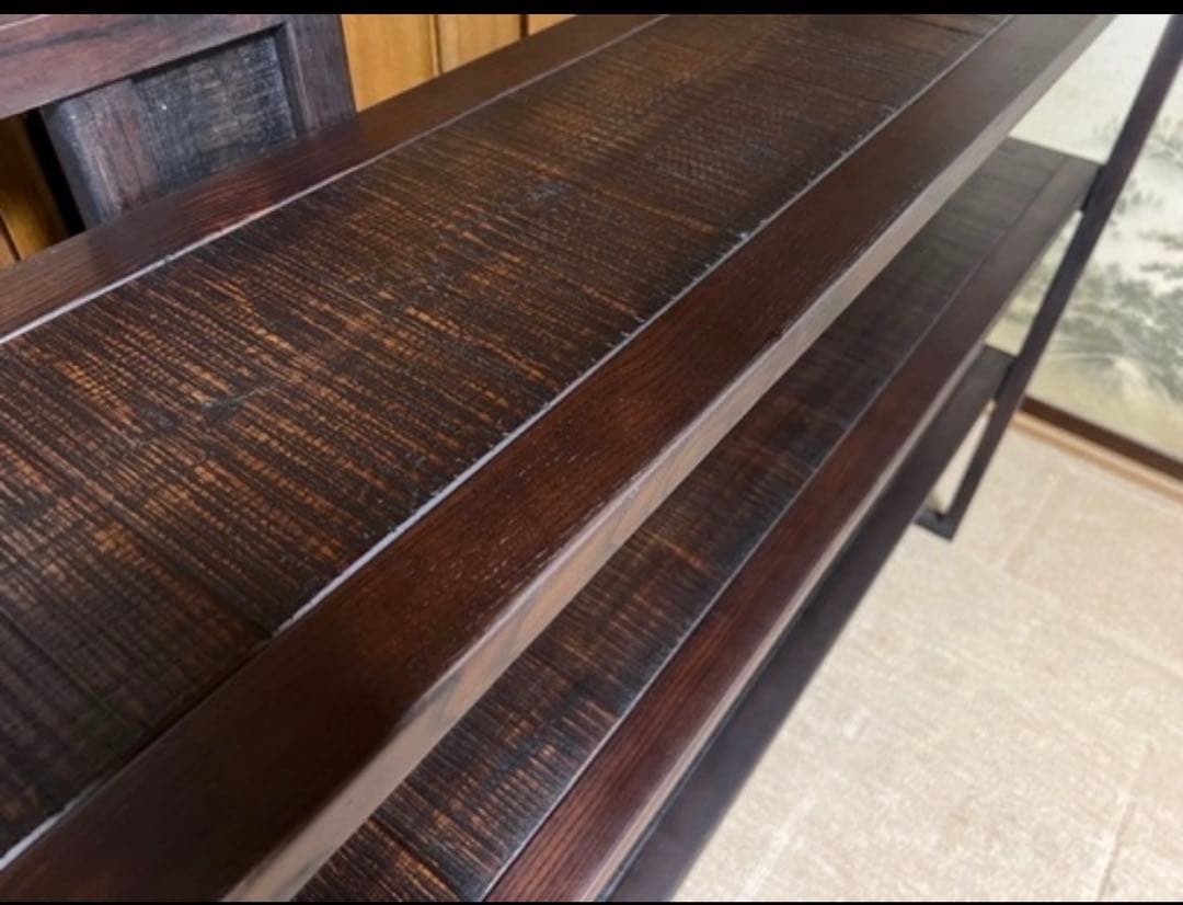 四方棚　未使用品（定価¥308,000）　博永家具の鋸目