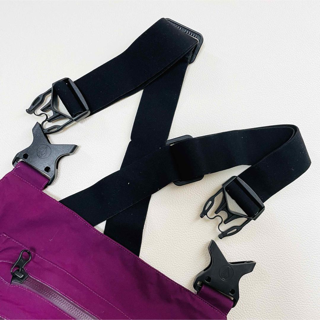 6635 ボルコム　ビブパンツ　ゴアテックス　RECCO ボルドー