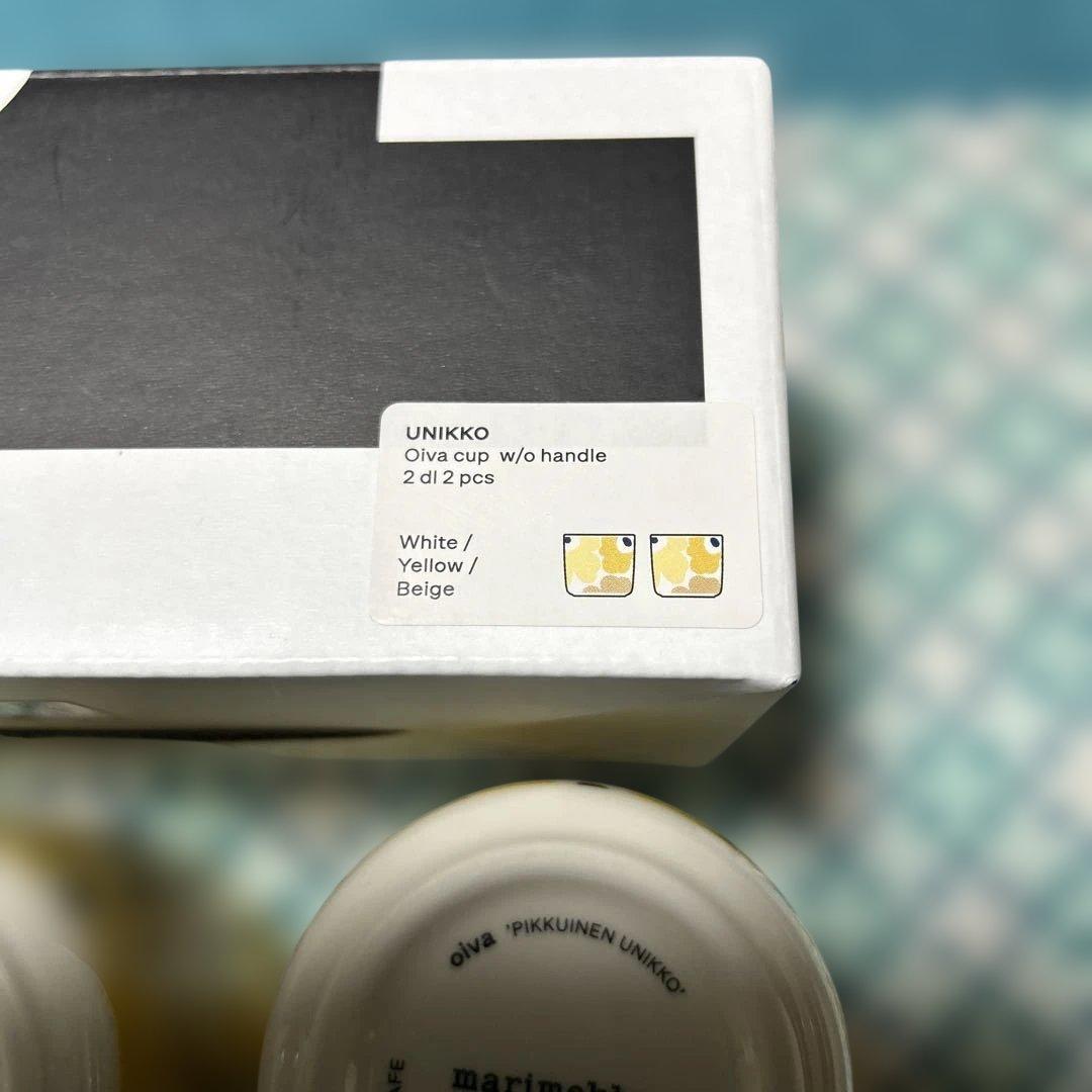✨新品未使用✨マリメッコ　ウニッコ　ラテマグ２個