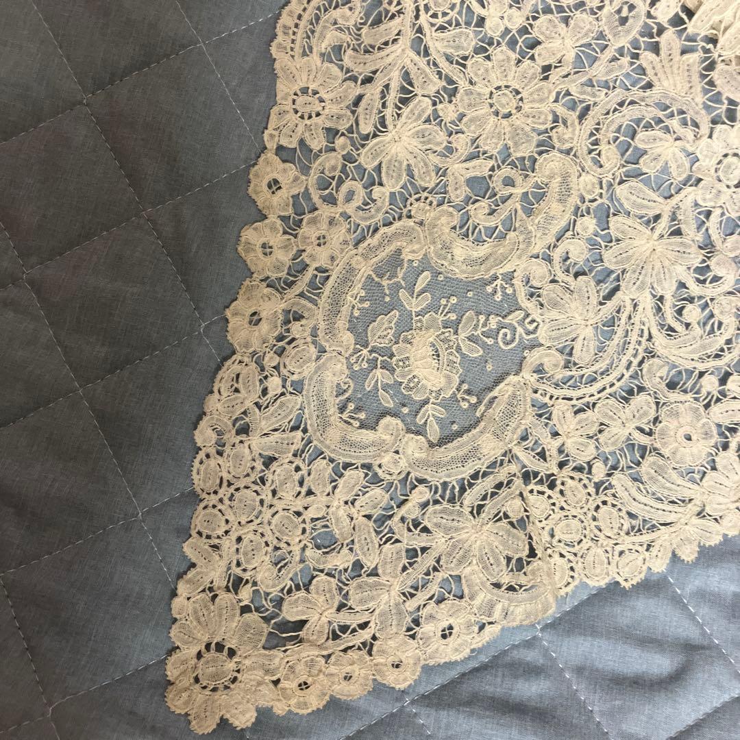 フランスアンティークレースの襟