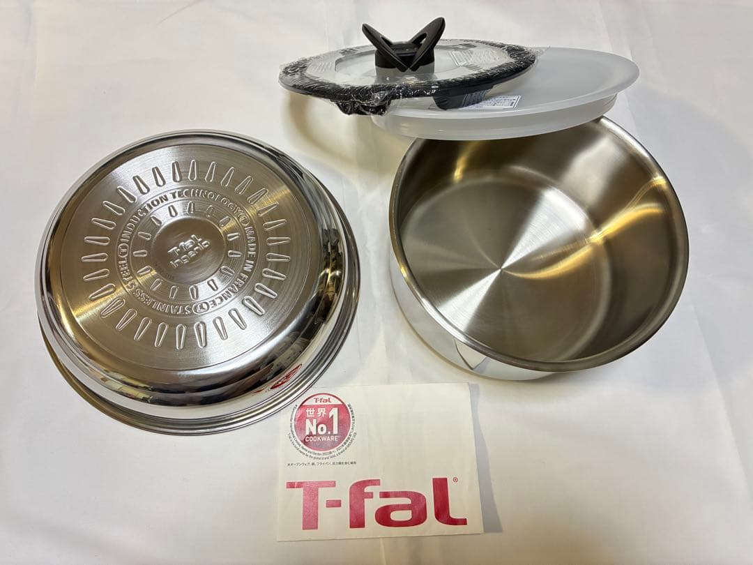 ティファール　フライパン　ソースパン　アンリミテッドIH＆ガス火対応　セット4点