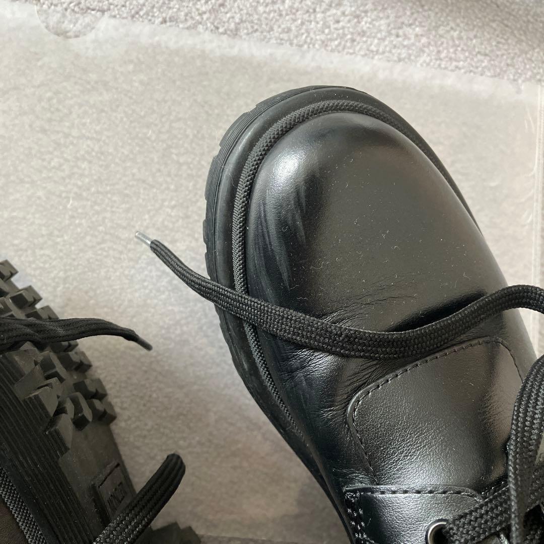 MONCLER モンクレール 23 PATTY ショートブーツ ファー　ブラック