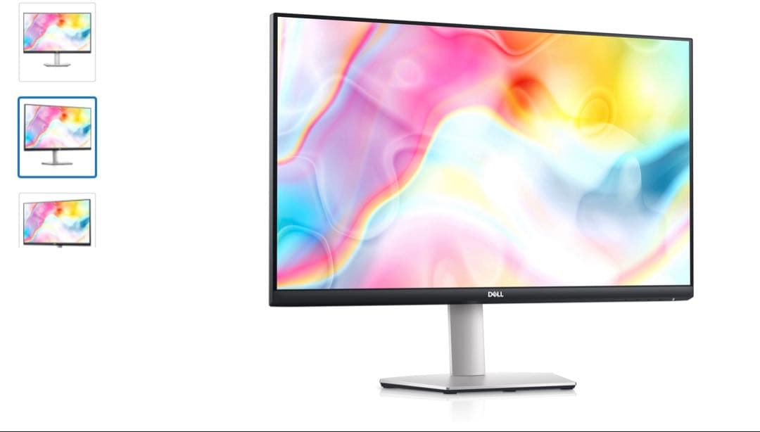 【美品】Dell S2722QC 27インチ4KモニターUSB Type-C