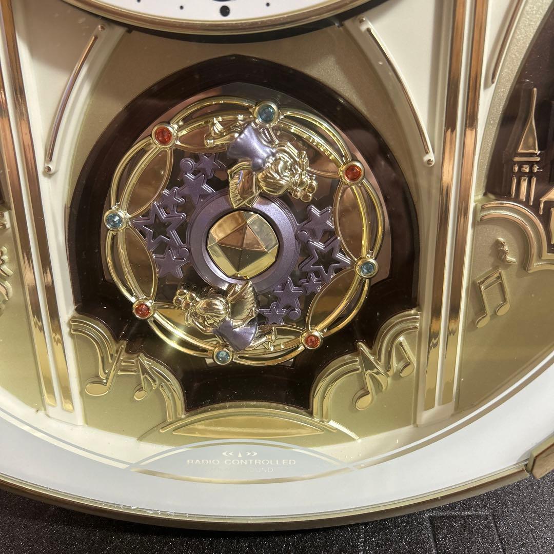 RYTHEM リズム スモールワールド 4MN513RH 壁掛け時計 オーバル型