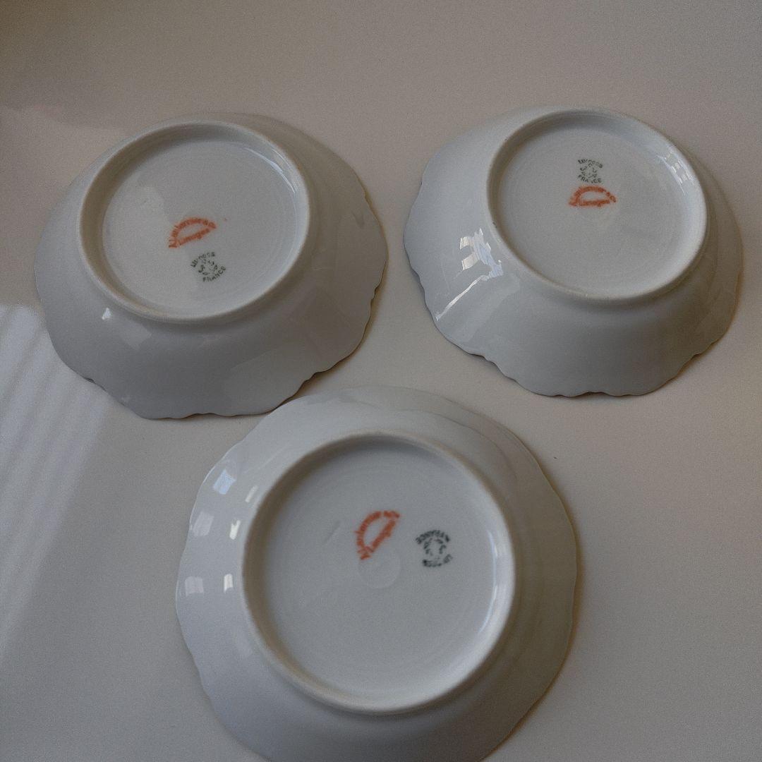 リモージュ　フルーツボウル　器　3個セット