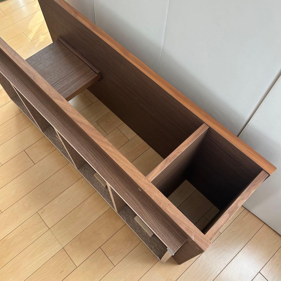 センターテーブル　テレビボード　ウォールナット　幅120 コネクト