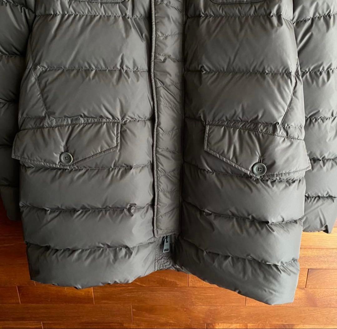 新品　未使用【HERNO】ヘルノ 4ポケット ダウンコート グレー サイズ52