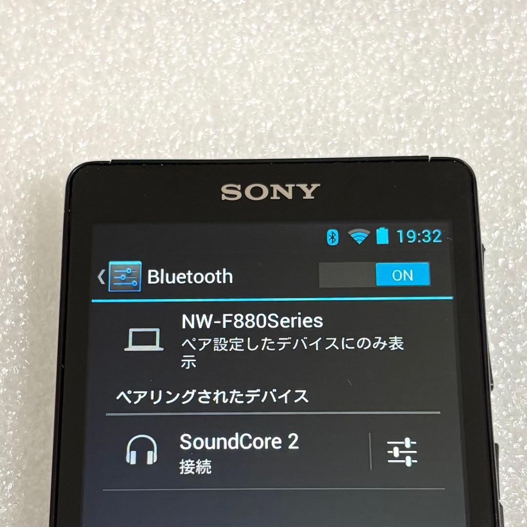 【超美品】SONY ウォークマン　NW-F885 16GB くろ　7136