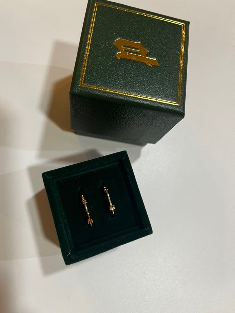 ゴールドフープピアス オリジナルボックス付き