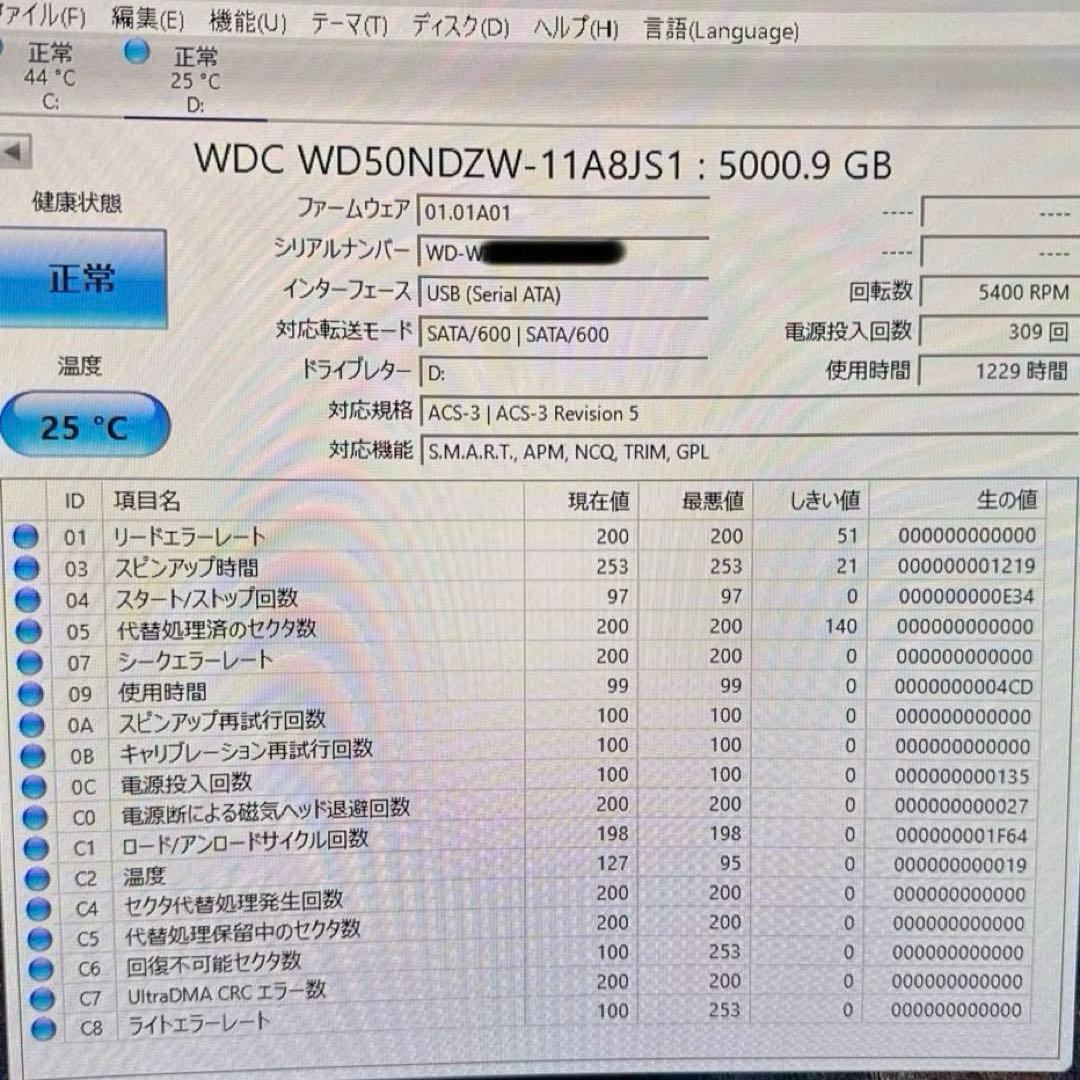 WD ポータブルHDD 5TB USB3.0 ブラック WD Elements