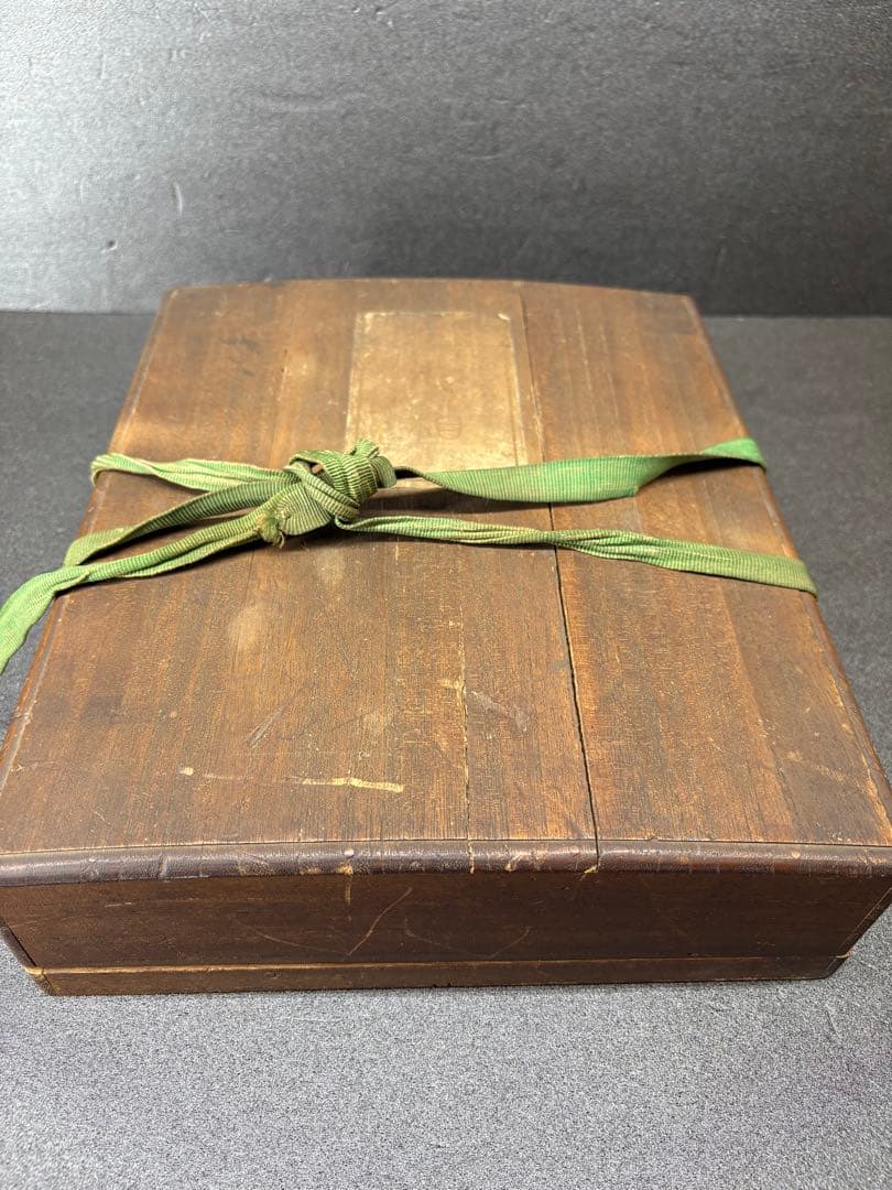 【時代物】金彩細密花蒔絵 硯箱 内梨地 木胎漆器 骨董 共箱付